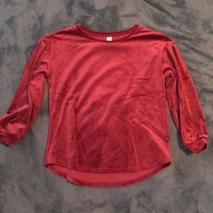 Old Navy Velvet Top